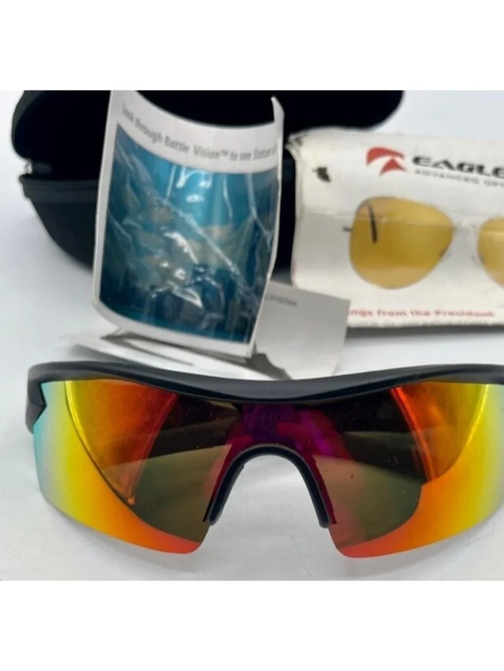 Battle Vision HD Polarized Sunglasses By Atomic Beam. NWOT.